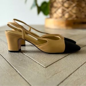 SOLD Two Toned Slingback Pumps